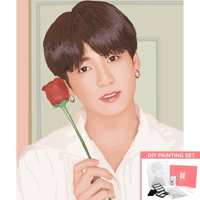 BTS DIY Paintings Jung Kook - Do it Yourself Lukisan BTS