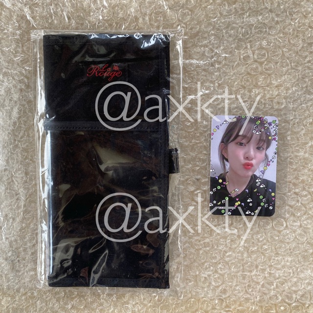 red velvet - la rouge ticket holder & photocard set IRENE