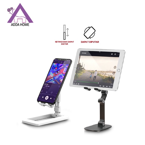 Adda Home - Dudukan Hp Tablet Tempat Handphone Holder Tripod Di Meja Portable