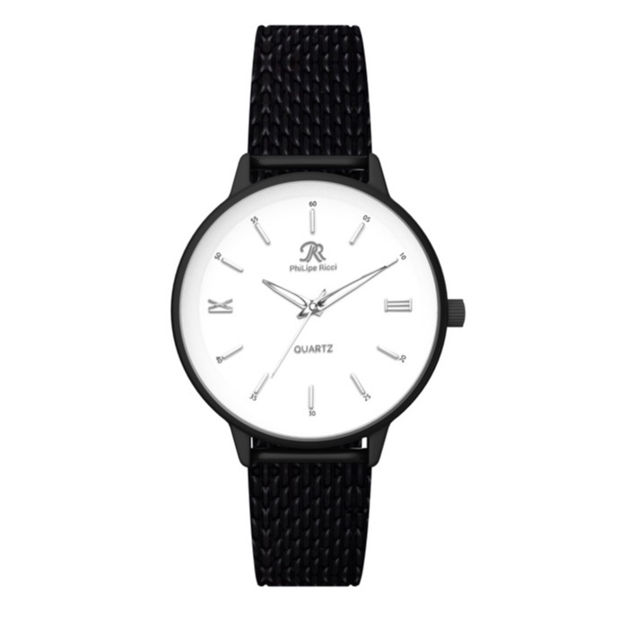 PhiLipe Ricci Jam Tangan Wanita Terbaru Analog Original Arloji Perempuan Kecil Modern WKOB1 Free Box-Putih