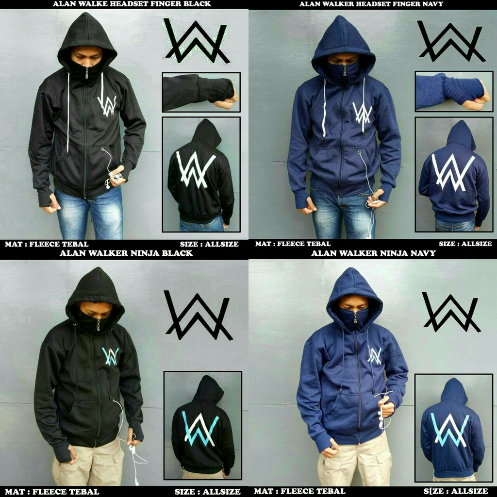 jaket hoodie alan walker