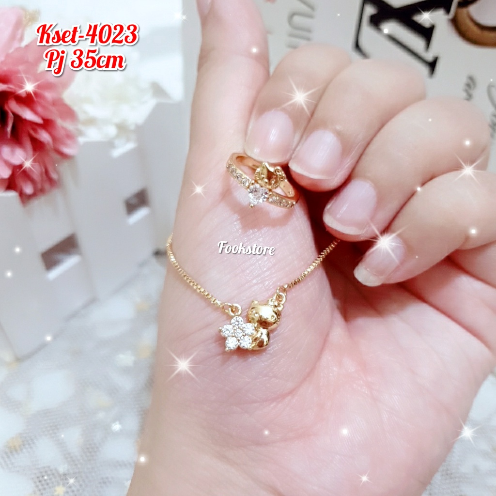 SET KALUNG ANAK GRATIS CINCIN XUPING /BAYAR DITEMPAT