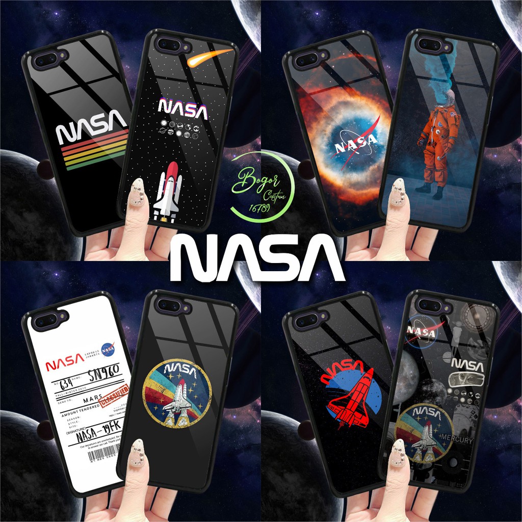 Hardcase 2D glossy NASA REALME C2 C3 C11 C12 C15 NARZO BS57