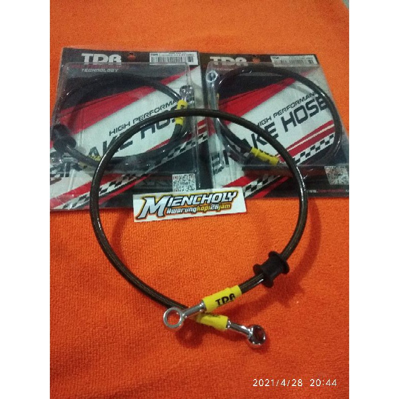 SELANG REM TDR CARBON 24 INC selang rem belakang TDR racing carbon