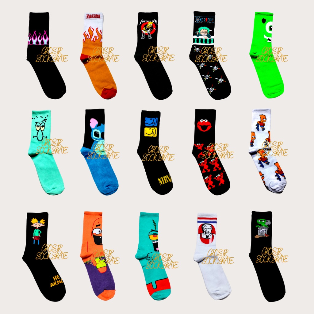 kaos kaki polos kaos kaki old school