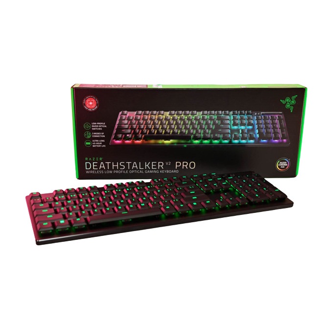 Razer DeathStalker V2 Pro Wireless Low Profile RGB Gaming Keyboard