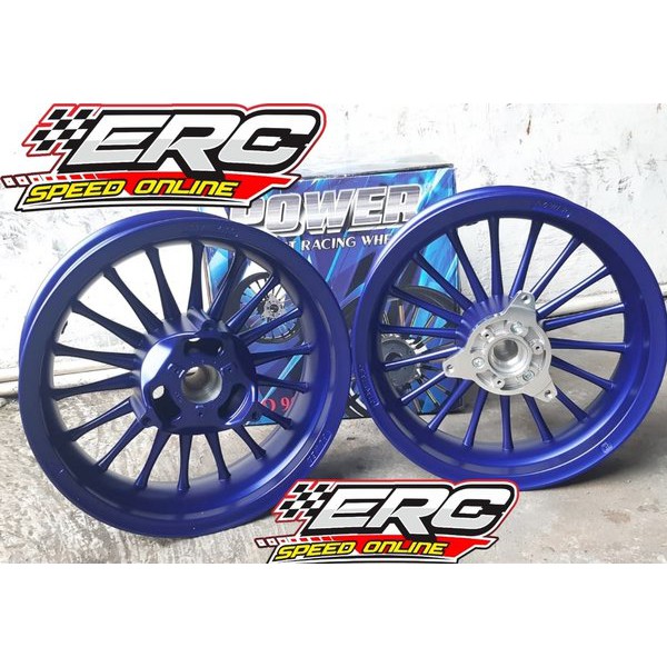 VELG POWER KLASIK NMAX BIRU 350 400 RING 13