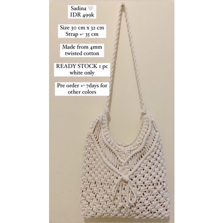 Sadina Macrame Bag
