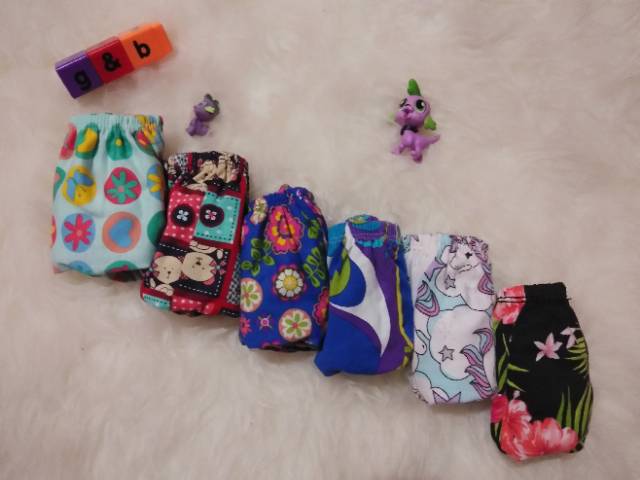 Celana dalam anak perempuan motif campur isi 6pcs