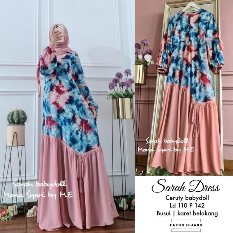 SARAH DRESS ORIGINAL MONA SYAR'I BY ME
