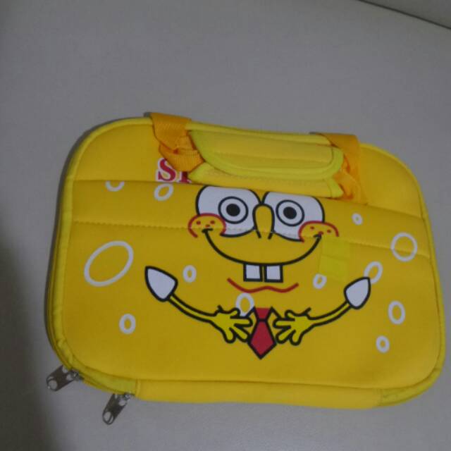 Tas laptop 12 inch spongebob