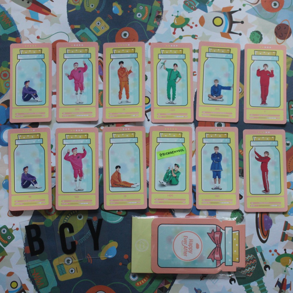 BTS 4th Muster Cloud Card Rapmon Jin Suga Jhope Jimin V Taehyung Jungkook Photocard Postcard