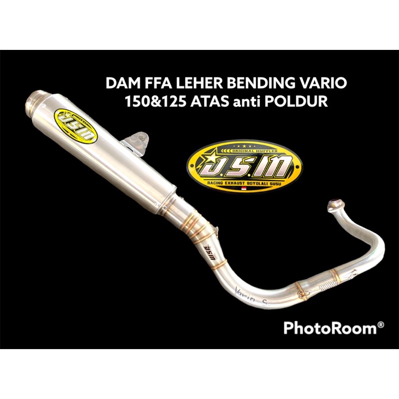 Knalpot Dsm ffa vario bending 125&150
