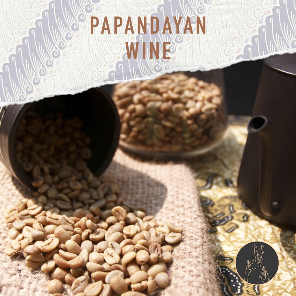 

Green Beans Arabica - Papandayan Wine - 1KG | Grade 1