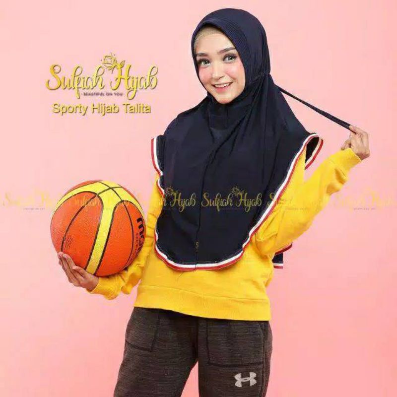 paket 100ribu 8pcs hijab bergo hamidah M jersy premium