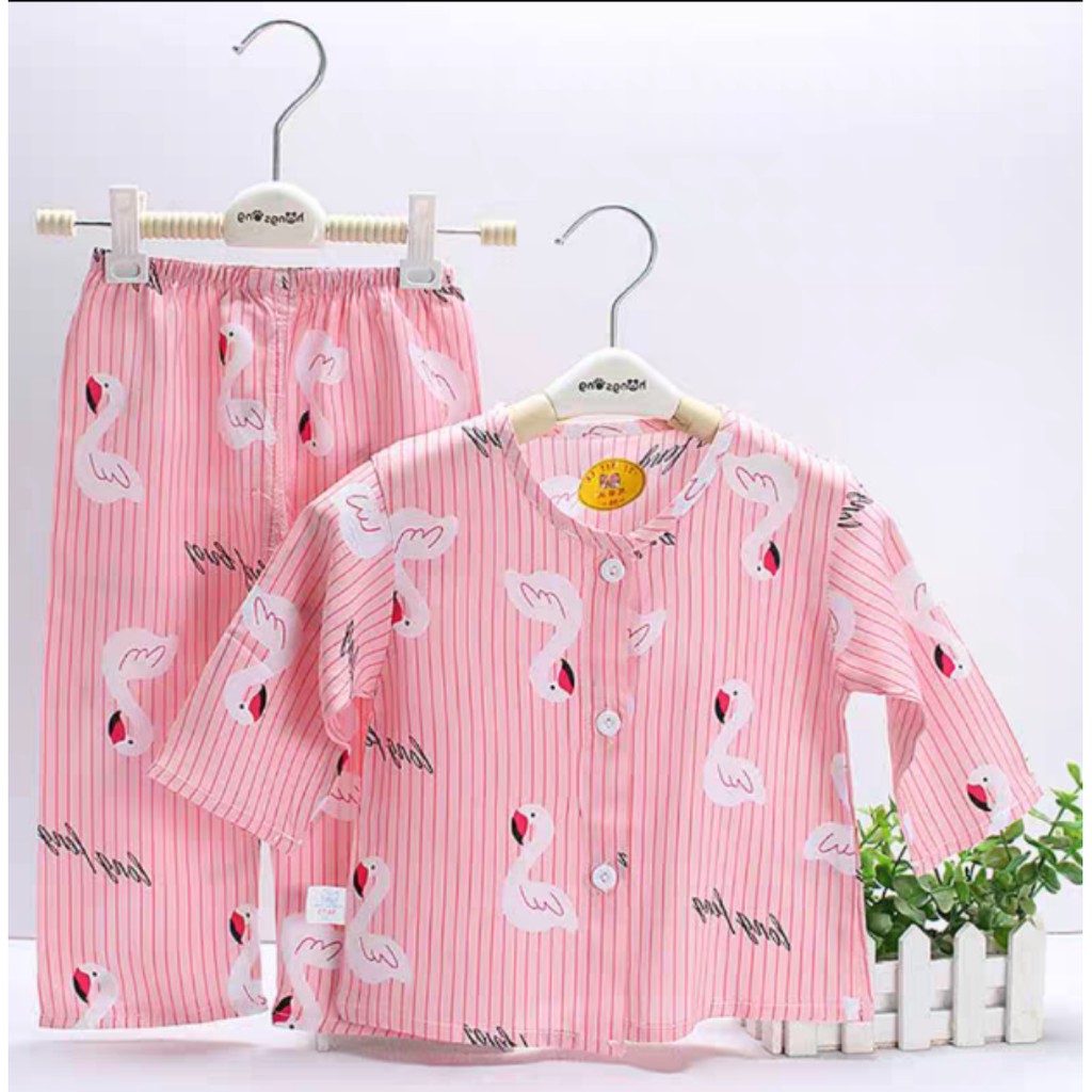 Piyama anak Perempuan Baju Tidur anak perempuan Katun Lembut Nyaman motif 0-5 Tahun MB