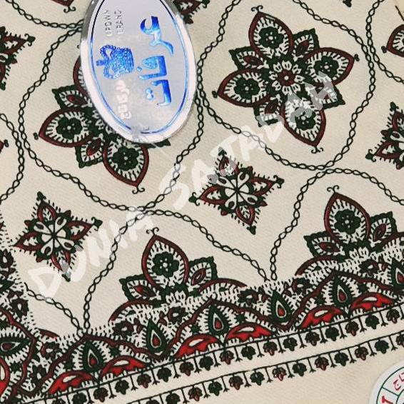 ▲ Sorban Kashmiri Print Motif Bordir Cream / Sorban Sablon Cream ✽