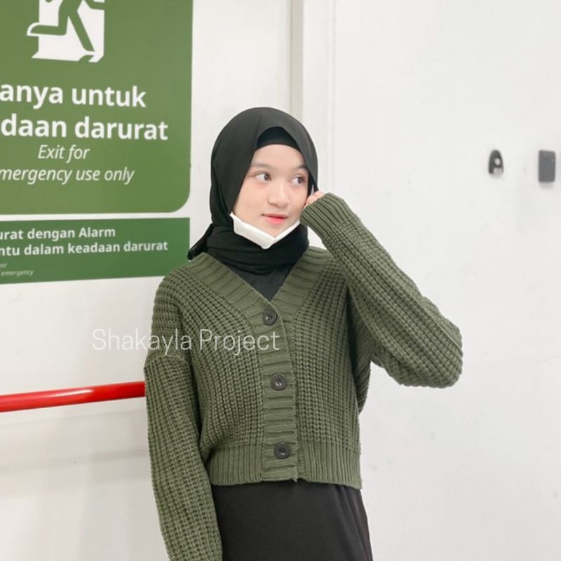RAINA CARDIGAN RAJUT/SWEATER RAJUT TEBAL