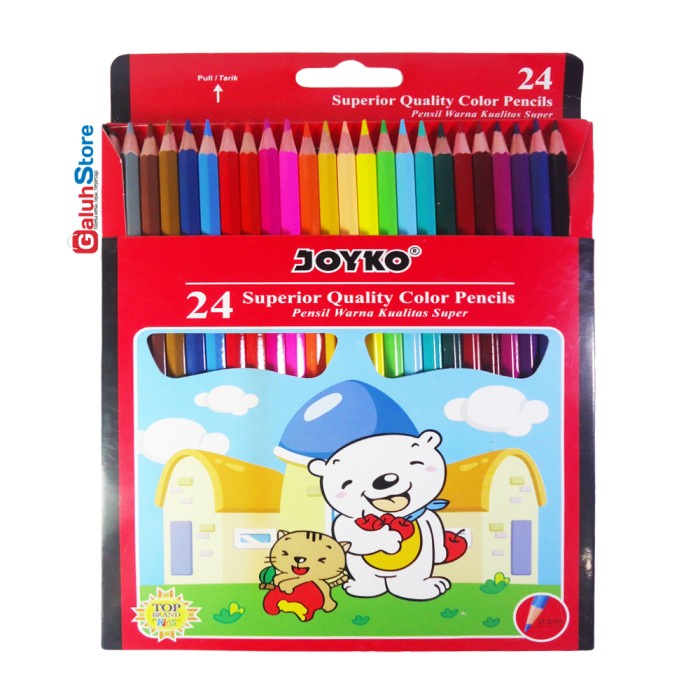 

Cantik Joyko Pensil Warna 24 Warna Diskon