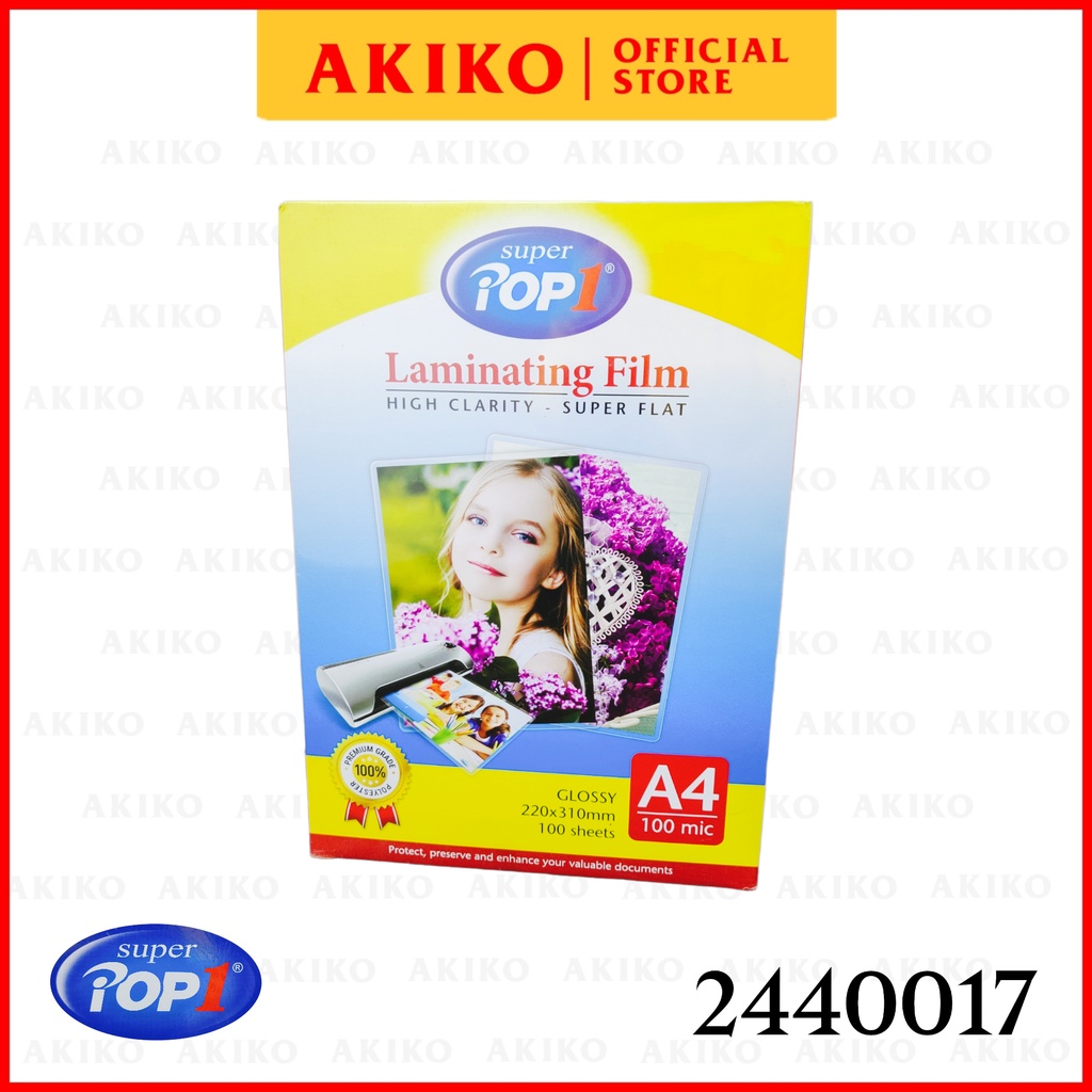 

Laminating P1 Pouch A4 100 Mic