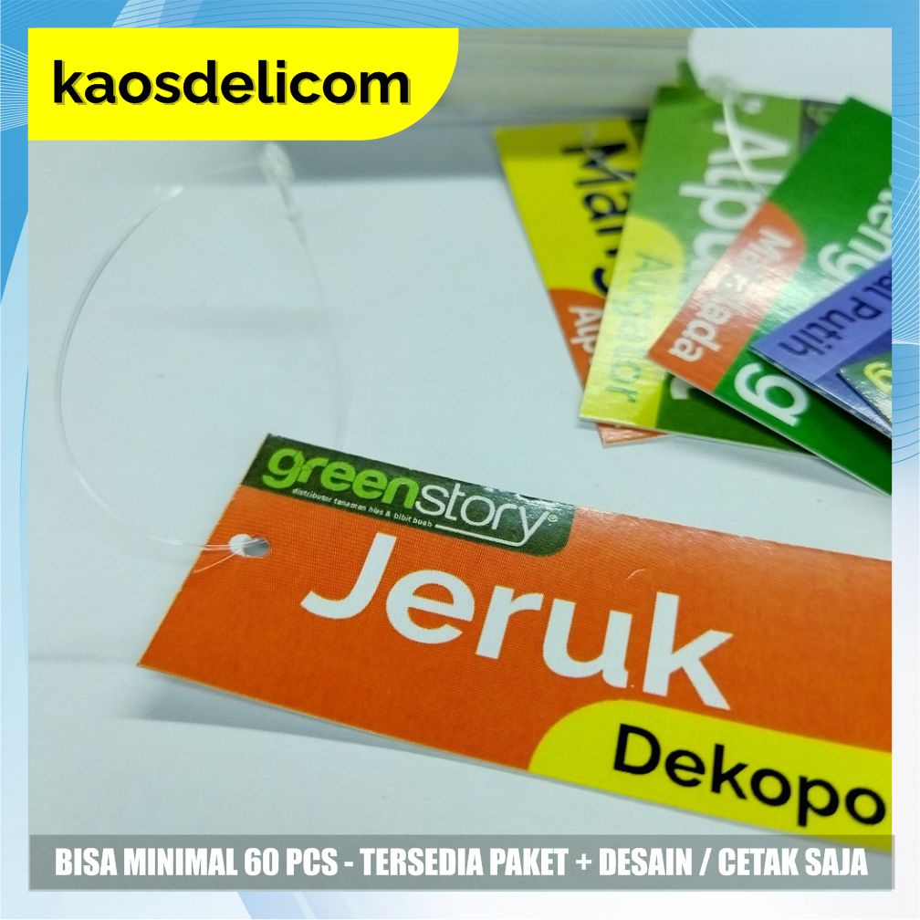 

Hangtag Hang Tag Label Gantung Harga Hentek Baju Leher Botol Price Tag Penanda Termasuk Tali Ukuran 7x3cm