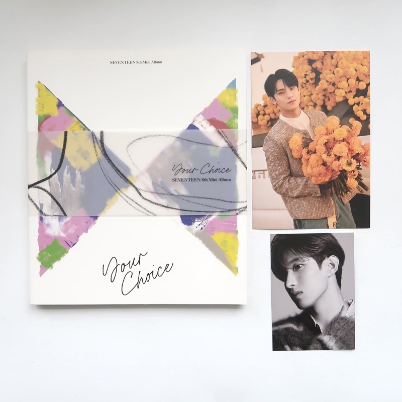 SEVENTEEN YOUR CHOICE ONE SIDE VERSION | ALBUM ONLY MINGYU POSTCARD DK MINICARD