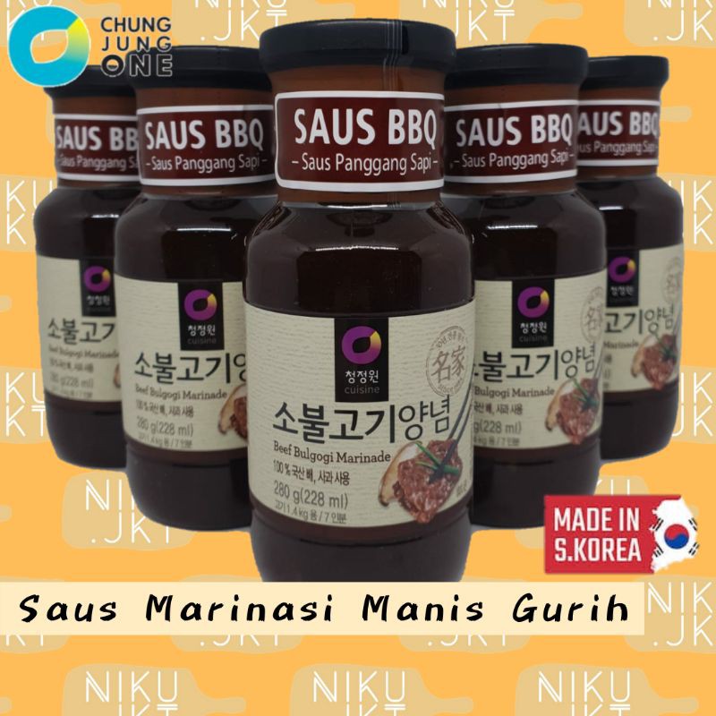 

Chung Jung One Saus Marinasi Korea Beef Bulgogi Marinade - 280gr