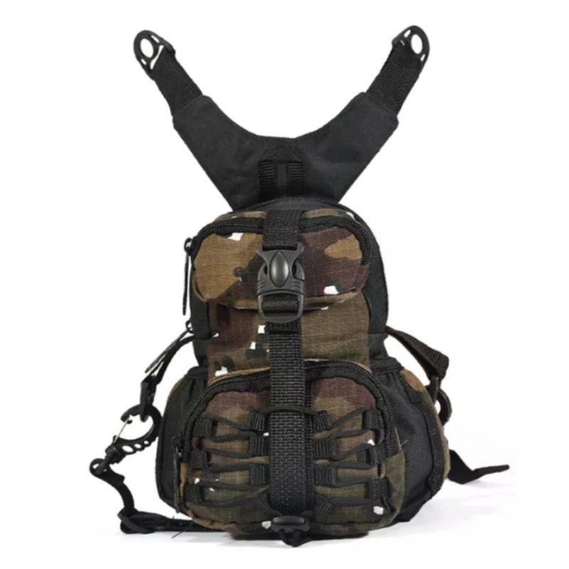 Tas selempang pria multifungsi bisa di pinggang dan di selempang - tas tactical pria