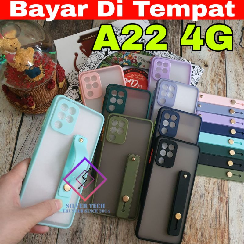 Kesing Samsung A22 4G  silikon Samsung A22 4G Softcase Samsung A22 4G Stand Case Samsung A22 4G