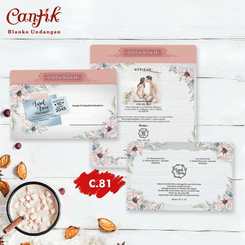 Blangko cantik 81 murah