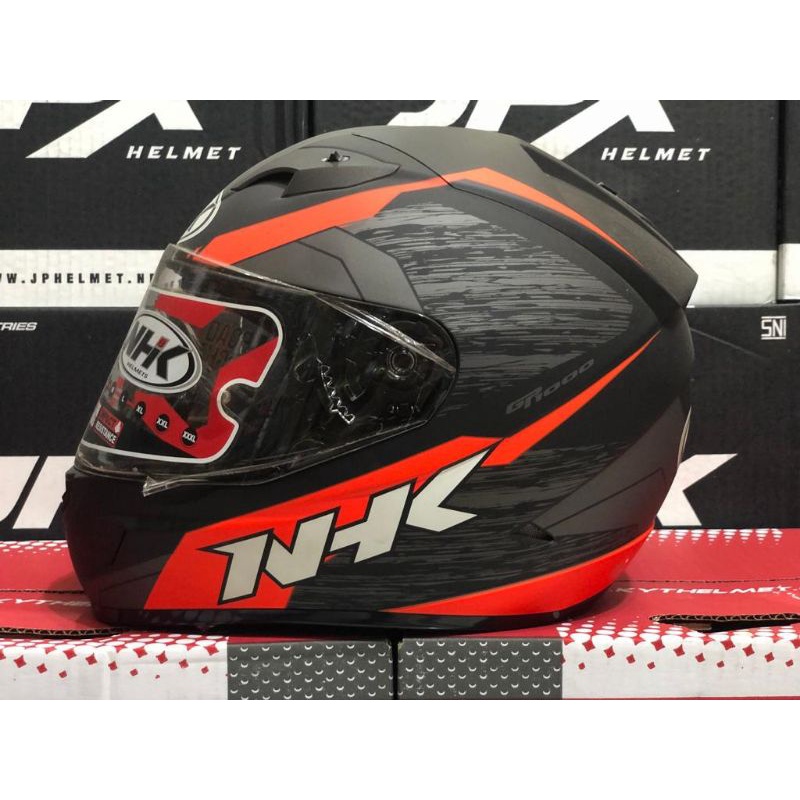 HELM NHK GP 1000 MOTIF Fullface Double Visor/Helm NHK