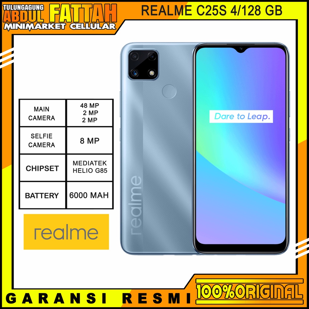 Jual REALME C25S 4/128 GB - GARANSI RESMI | Shopee Indonesia