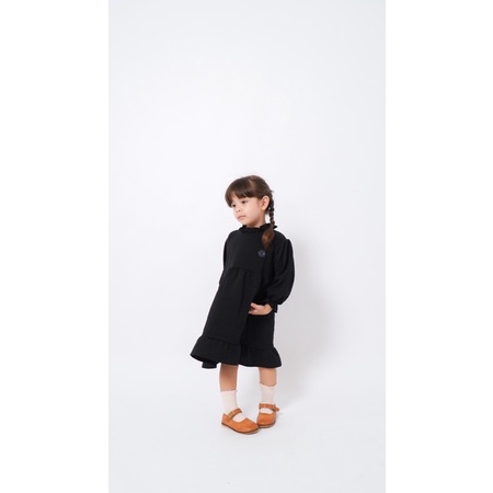 dress anak tunik anak crinkle dress
