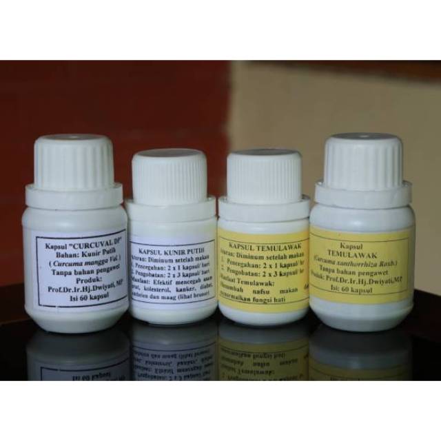 Kapsul KUNIR PUTIH // WINDRA MEKAR // CURCUMIN EXTRACT // Kunir Putih