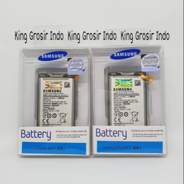 Baterai Samsung Galaxy A8 Plus A730 Original SEIN 100% Batere Battery Batre A8+ A8 + A8Plus
