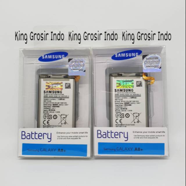 dc88 - Baterai Samsung Galaxy A8 Plus A730 Original SEIN 100% Batere Battery Batre A8+ A8 + A8Plus