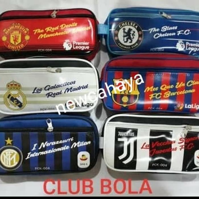 

kotak pensil karakter club bola