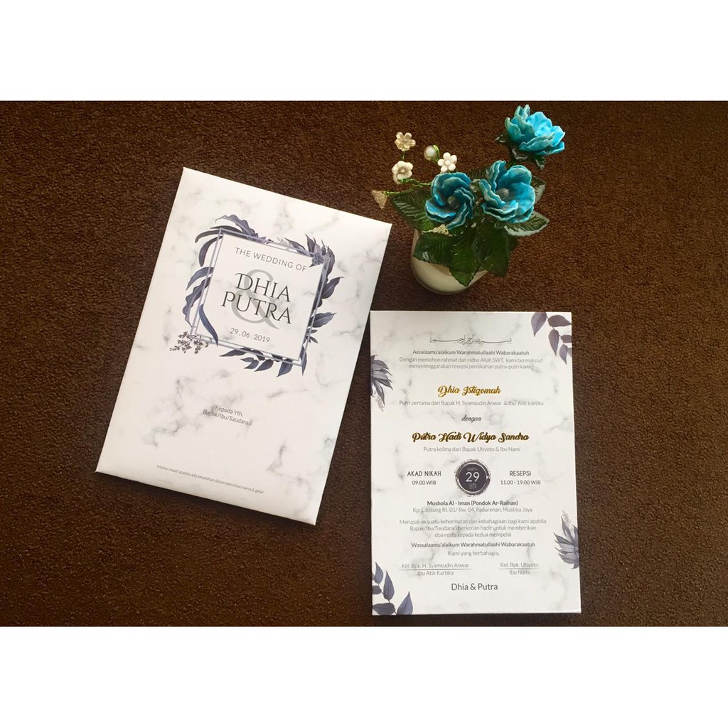Undangan Pernikahan Hard Cover (Wedding Invitation Card | Hard Cover Invitation)