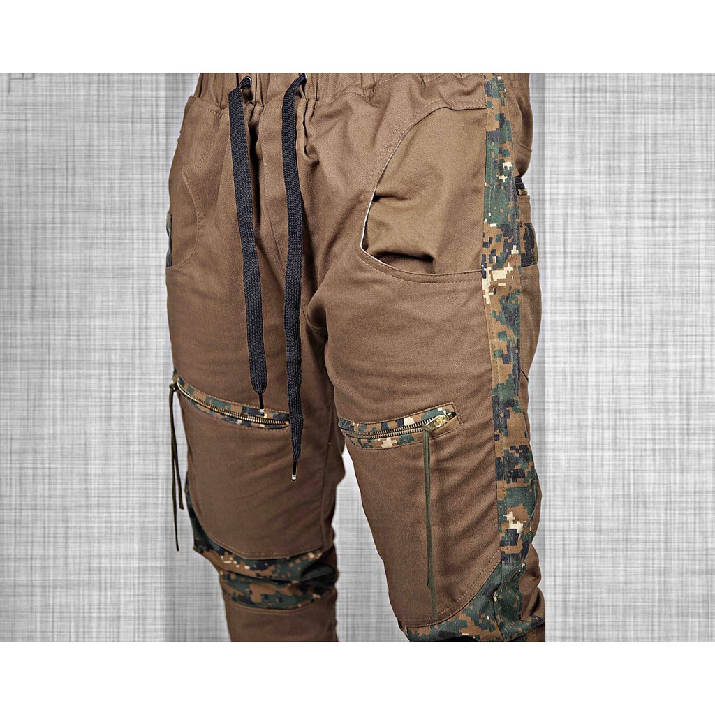 EXCLUSIVE Celana Japan Korean Style - CAMOLINE TWIL JOGGER PANTS - 1 AxelBoard Kyuzwear