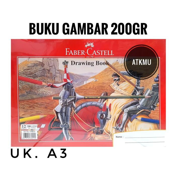 

Lora | Drawing Book A3 Faber Castell 200Gr / Sketchbook Buku Gambar 12 Sheets