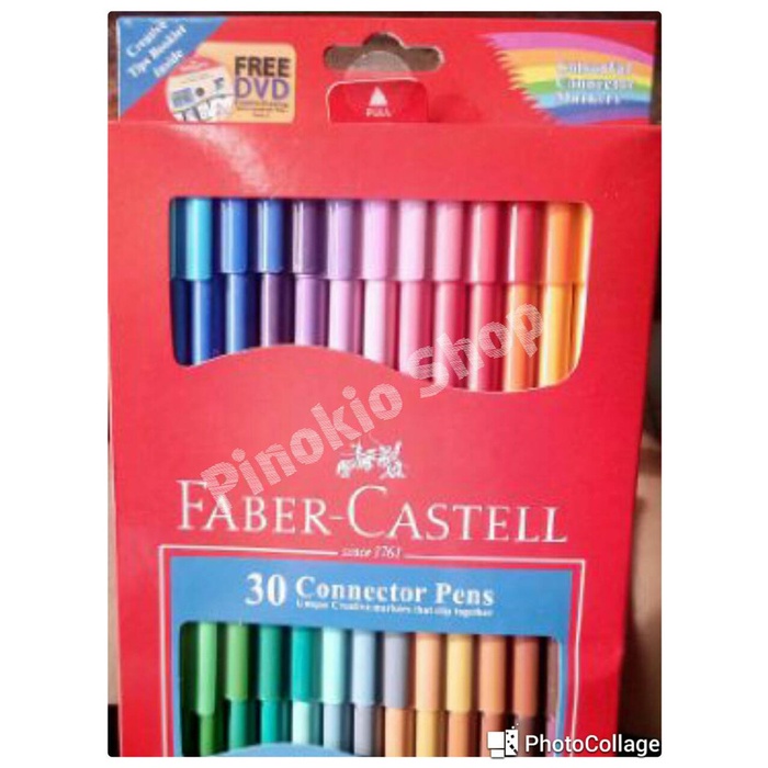 

Pendrawing- Connector Pen Faber Castell Isi 30 ( Free Dvd Creative Drawing ) -Drawing-Pen.