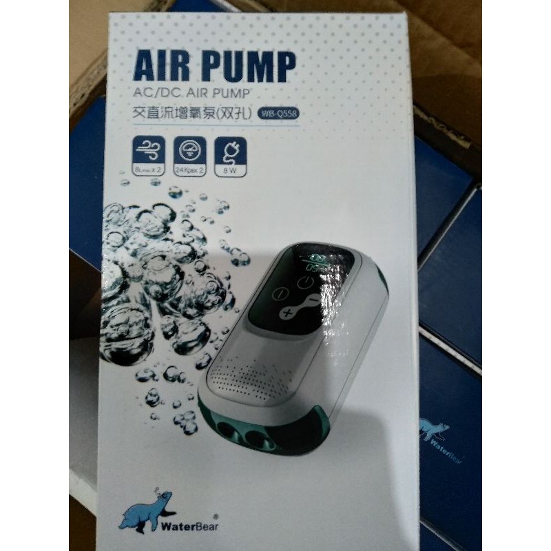 AERATOR AC/DC / AIR PUMP OTOMATIS WATER BEAR WB-Q558