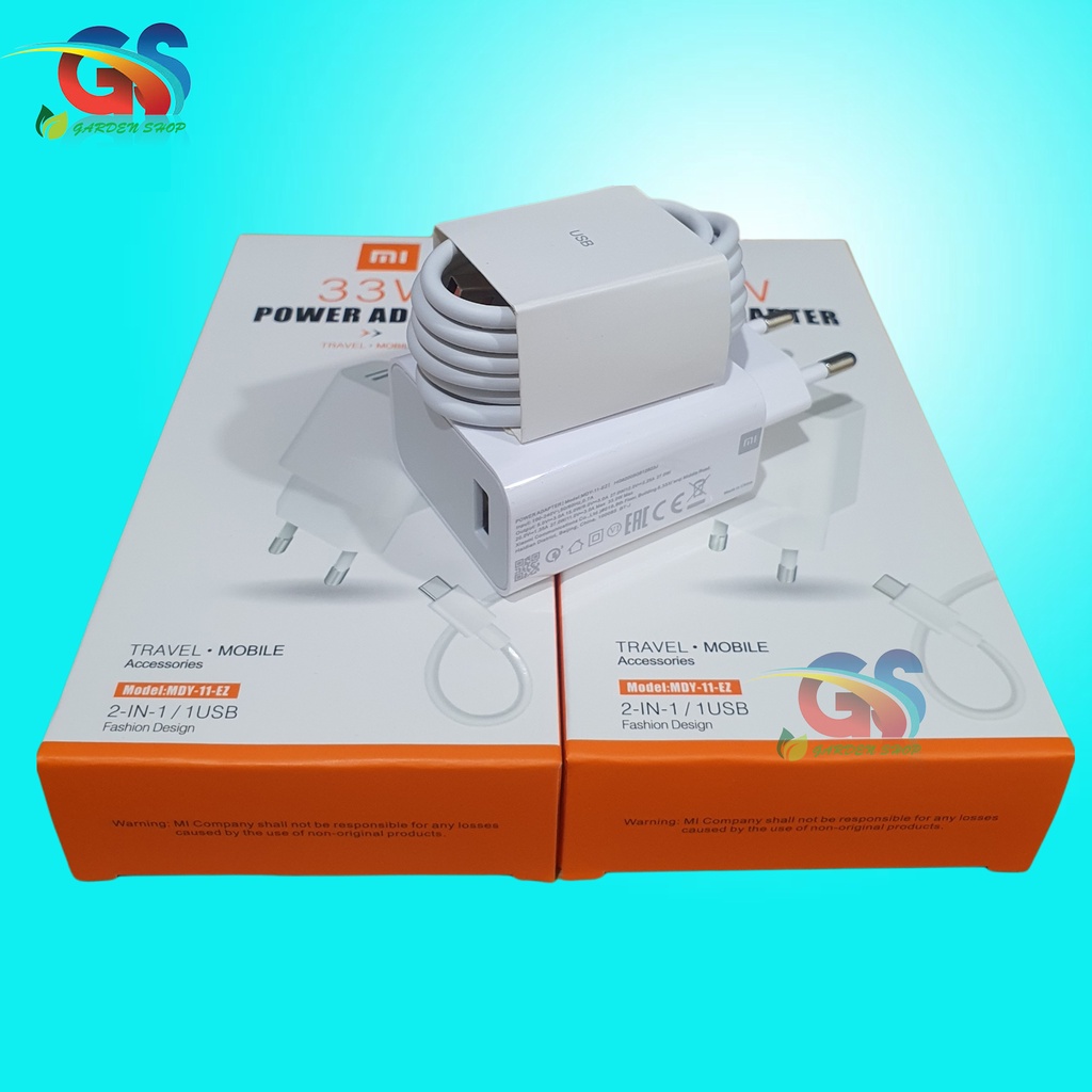 Charger Xiaomi Redmi Note 9 Pro / Note 10 Pro / Note 10S / Poco X3 NFC / Poco F3 27W &amp; 33W Original