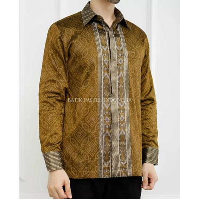 kemeja tenun baron kemeja pria kemeja songket palembang