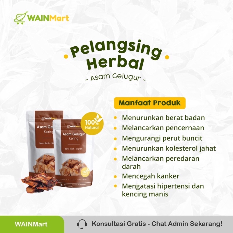 PAKET HEMAT Pelangsing Diet 2 Teh Celup Daun Jati Cina + 1 Asam Gelugur Peluntur Lemak Terampuh