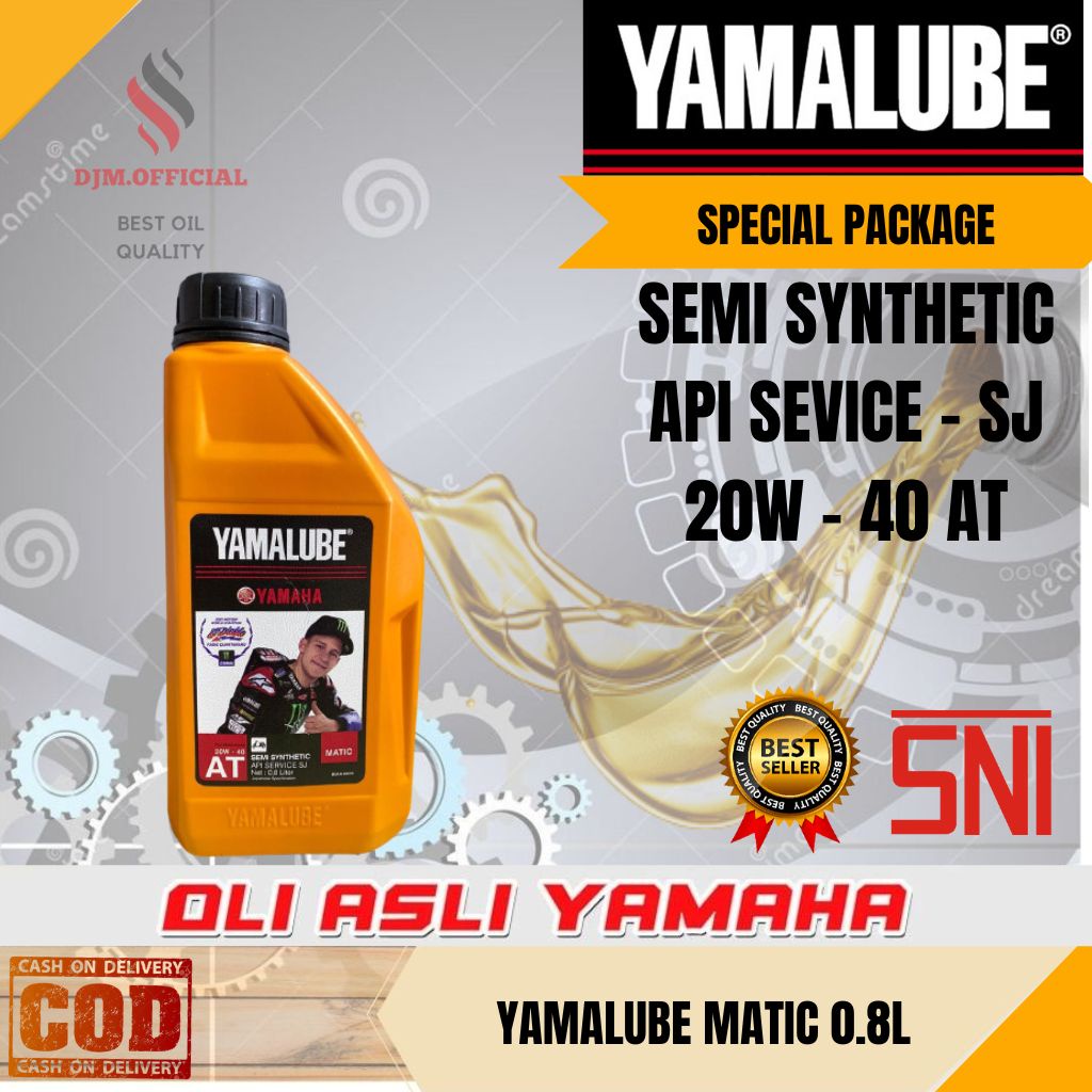 OLI OIL YAMAHA YAMALUBE MATIC  20W-40 AT (0.8L) / OLI OIL MESIN YAMAHA YAMALUBE MATIC ORIGINAL