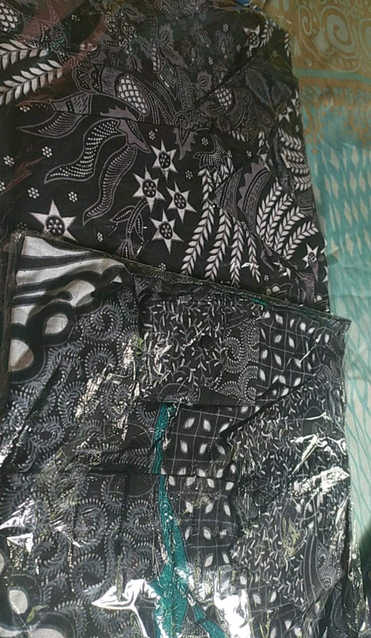 Kemeja Batik Pria Lengan Panjang Size M L Xl Xxl Bswart Batik Hrb026 Kenango Hem Panjang Padi