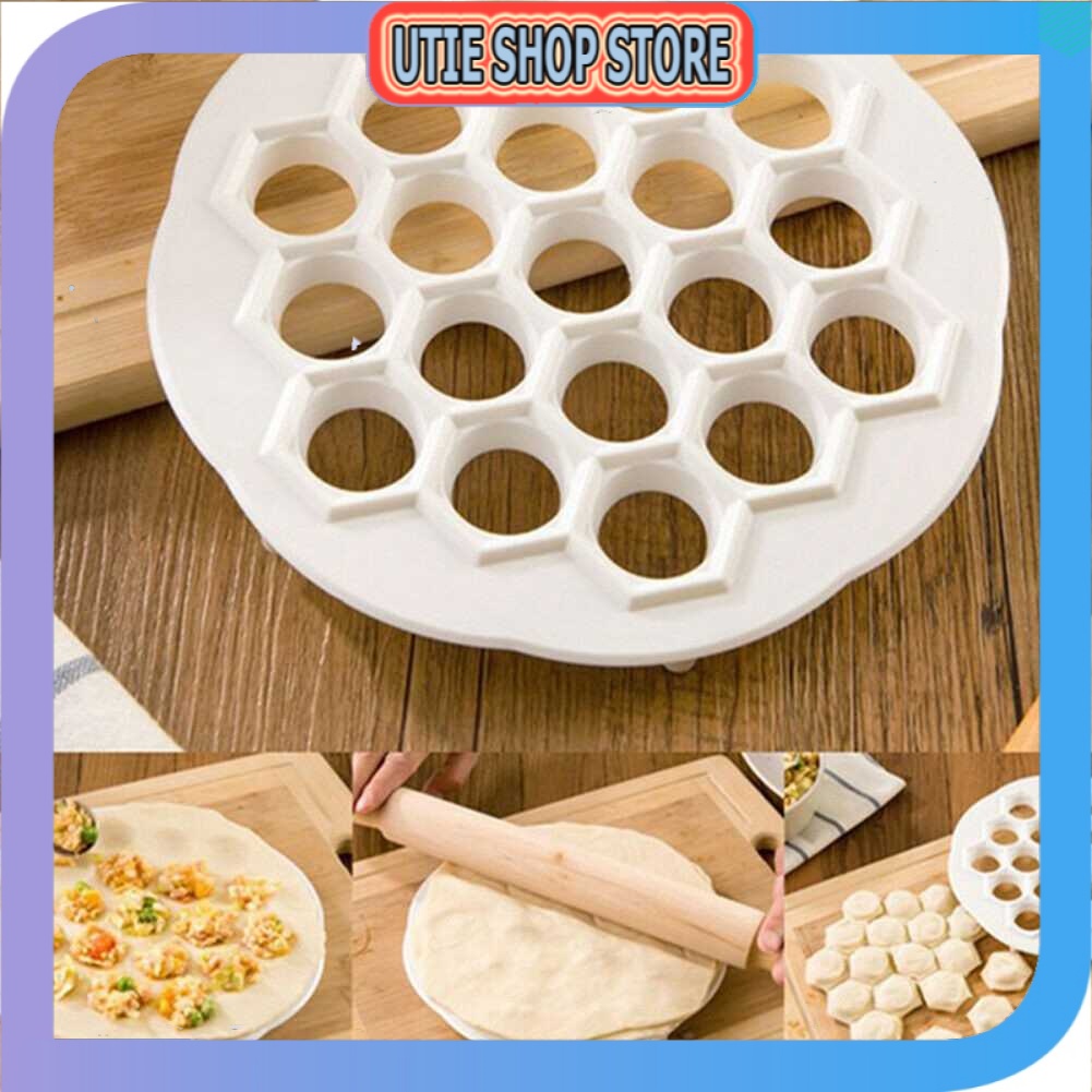 USS - Ravioli Cetakan Adonan Pangsit Dumpling Patty Dough 19 Hole - BOS0010 - Utie Shop Store