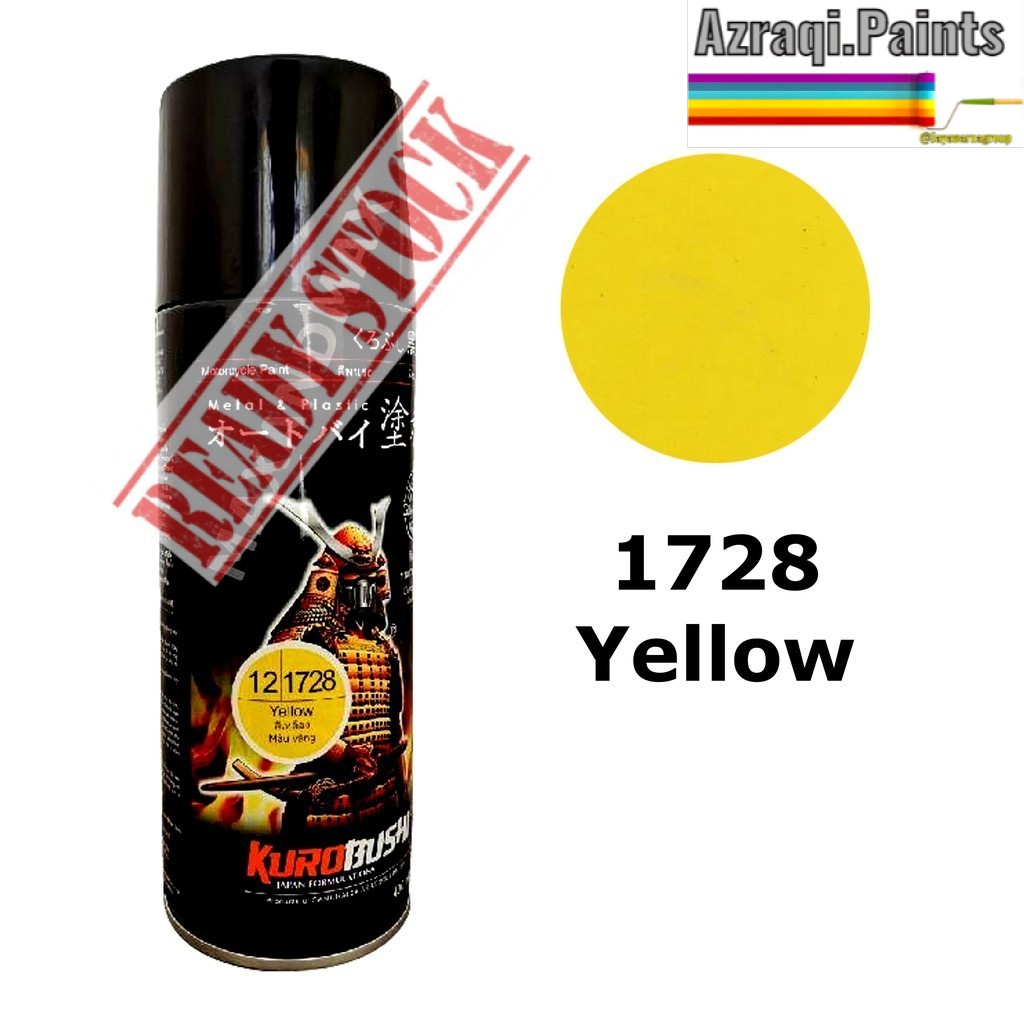 

Samurai Paint Yellow 1728 Kuning 400 ml - Cat Semprot