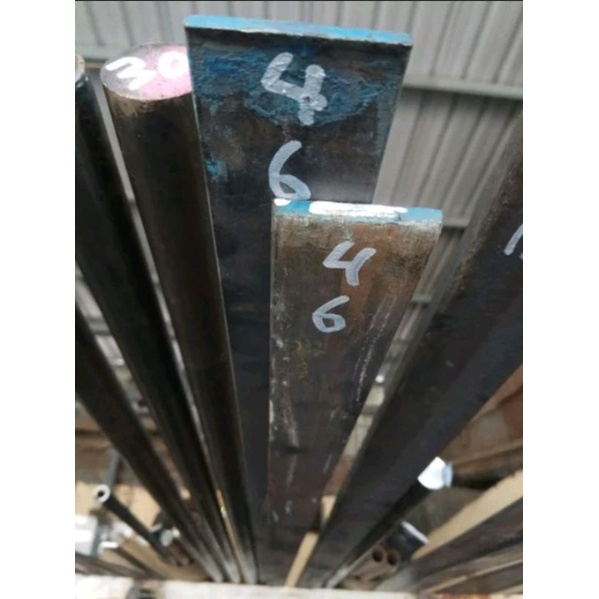 Plat Strip Besi 40mm Tebal 6mm Panjang 10cm